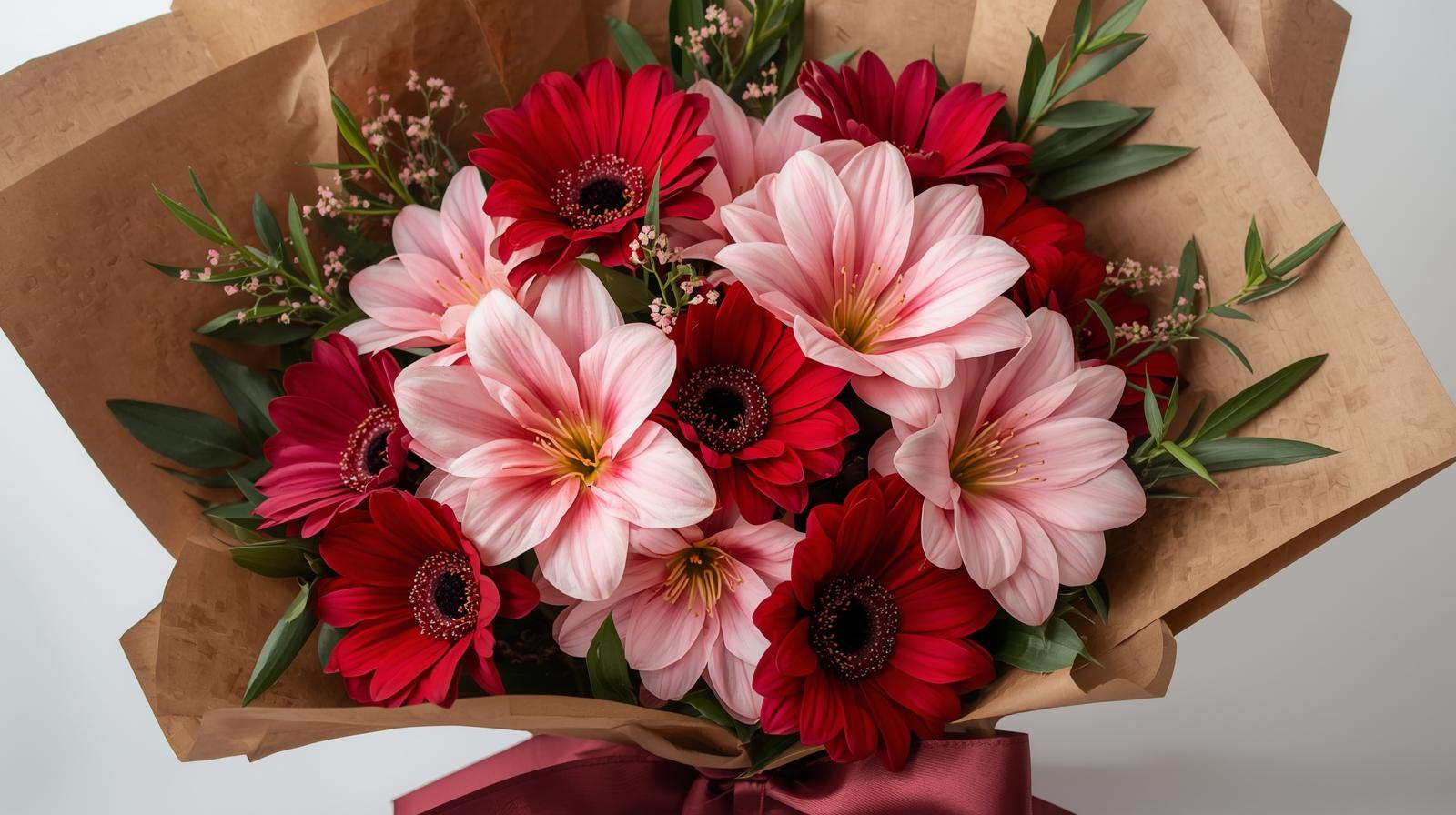 Astromelia y Gerberas